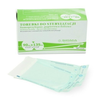 TOREBKI DO STERYLIZACJI 90MM X 135MM 200SZT